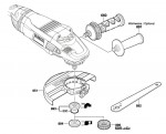 Bosch 3 601 H91 D01 Gws 22-230 Lvi Angle Grinder 230 V / Eu Spare Parts